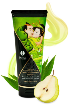 627640 Masážny krém Shunga Kissable Pear & Exotic Green Tea
