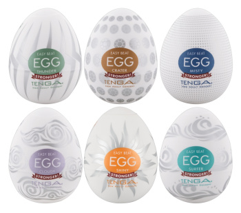 505870 Set TENGA Easy Beat Egg HARD BOILED Package