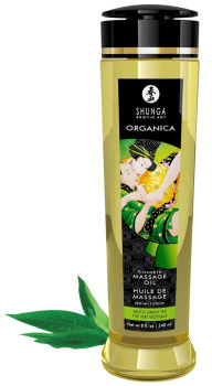 627402 Masážny olej Shunga Organica Erotic Green Tea