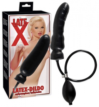 509906 Latexové nafukovacie dildo