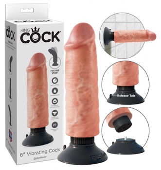 588717 Realistický vibrátor King Cock