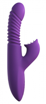 541796 Multifunkčný prirážací vibrátor Ultimate Thrusting Clit Stimulate-Her Fantasy For Her