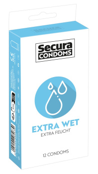 416584 Kondómy Secura Extra Wet 12 ks