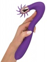 594407 Hrejivý vibrátor so stimulátorom klitorisu Javida 