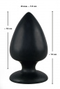 506702 Veľký análny kolík Black Velvets