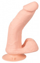 553670 Ohýbateľný vibrátor s ovládačom Nature Skin