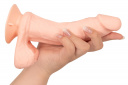 553670 Ohýbateľný vibrátor s ovládačom Nature Skin