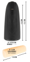 555363 Masturbátor Rebel s 2 funkciami