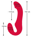 555550 Párový vibrátor Strapless Strap-On 3