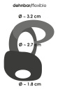 521540 Trio krúžok na penis a semenníky