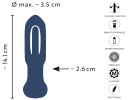 5404444 ANOS RC Flicking Tongue Butt Plug análny kolík