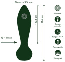5405203 Luxurious Emerald Love RC Anal Plug