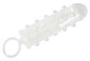 516988 Návlek na penis s krúžkom Crystal Clear