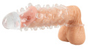 516988 Návlek na penis s krúžkom Crystal Clear
