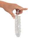 516988 Návlek na penis s krúžkom Crystal Clear